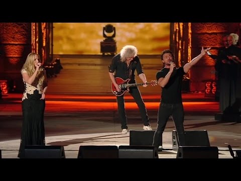 Brian May & Kerry Ellis performing live at the Arena di Verona, June 2015