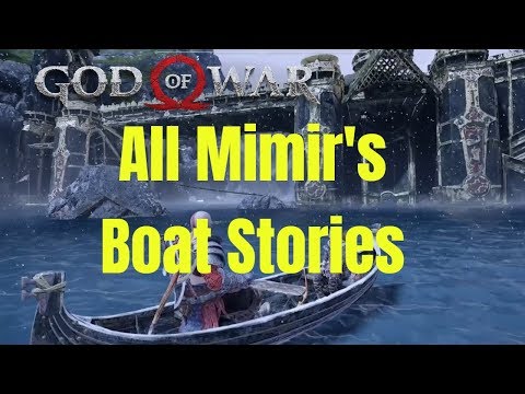 God of War All Mimir Boat Stories