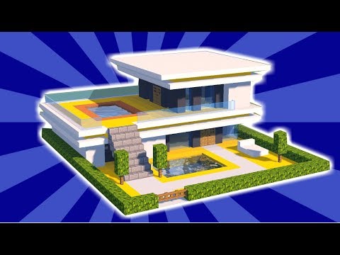 FugoCraft - MINECRAFT : Tutorial on How to Make a Modern House (13)