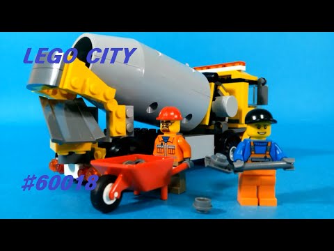 Vidéo LEGO City 60018 : La bétonnière