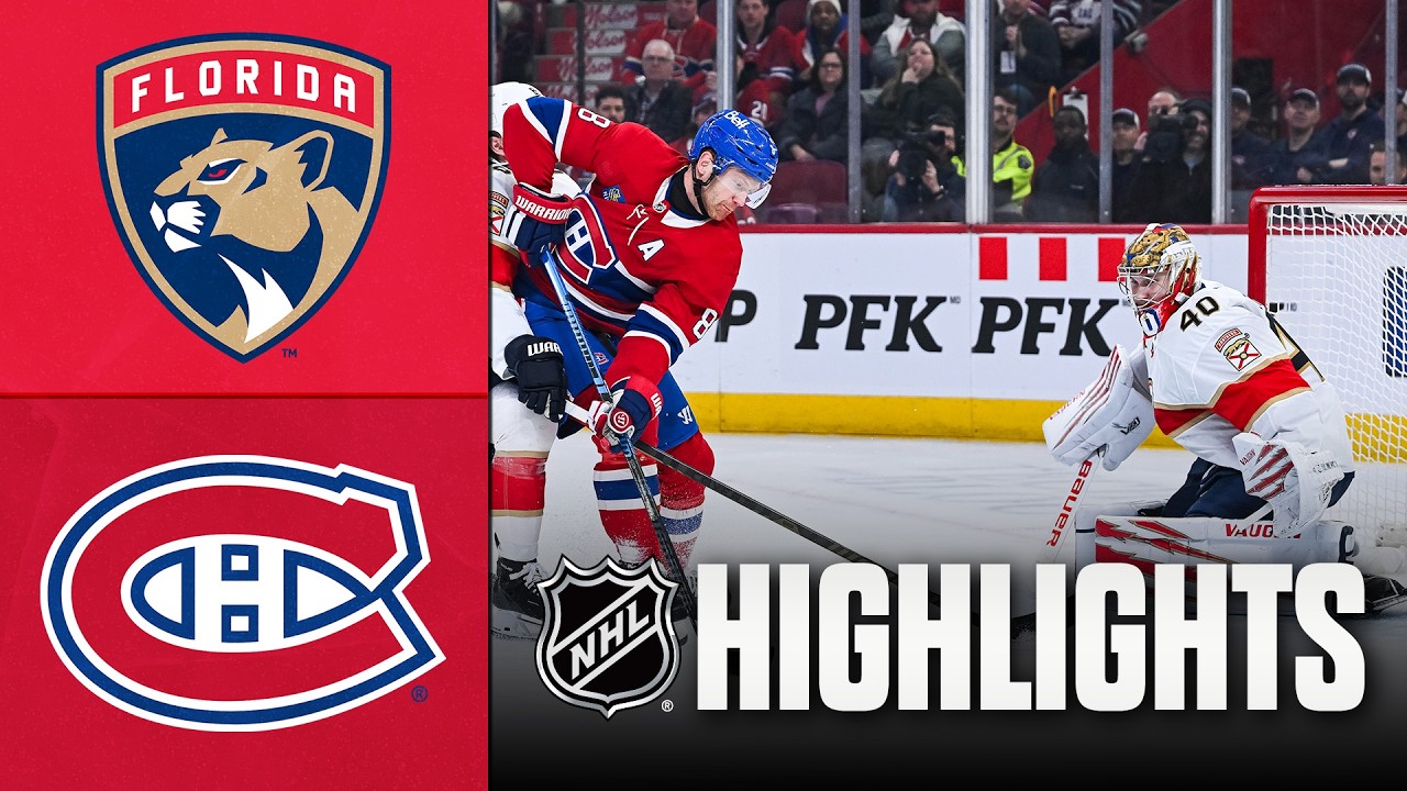 4월8일 몬트리올 플로리다 NHL 하이라이트