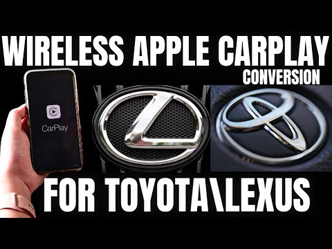 XIAODEDIAN Wireless Carplay Adapter for Toyota Prius Prime 2020 2021 2022 2023 2024 2025 2026, 2-in-1 Car Play Adapter Dongle Plug and Play Android Auto Fast Connection Convert Wired to Wireless video review thumbnail