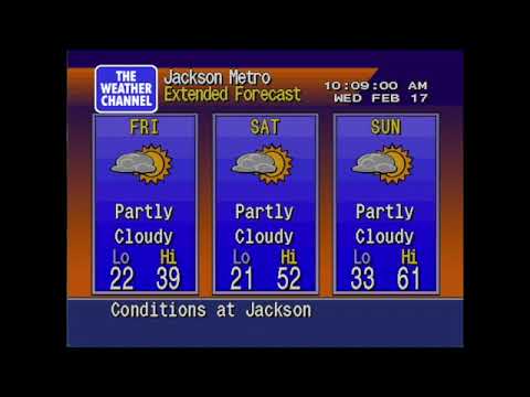 WeatherStar 4000 Simulation Southern Winter Storm