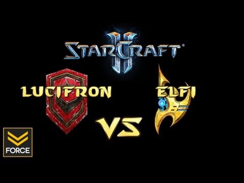 StarCraft 2 - LucifroN [T] vs elfi [P] (Commentary)