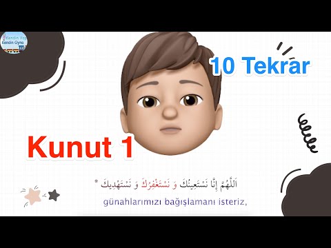 Nurettin'le Kunut 1 Duası / 10 Tekrar / Ezber Dualar