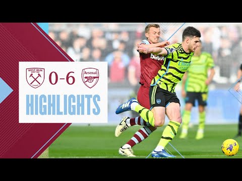 West Ham 0-6 Arsenal | Premier League Highlights