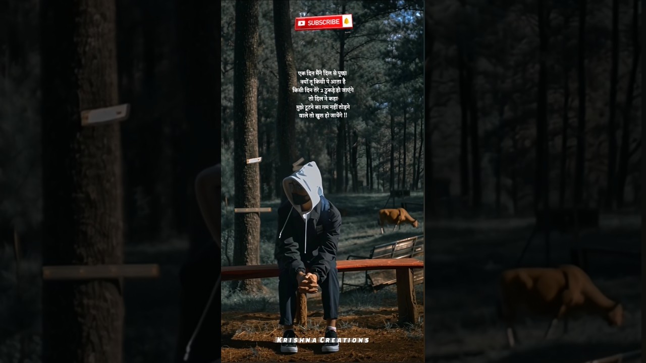 मुझे टूटने का गम नहीं | तोड़नेवाले तो खुश हो जायेंगे😭😭💔💔 #shorts #sad #shortvideo