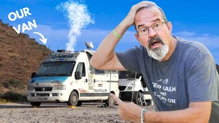VAN LIFE NIGHTMARE: OUR VAN CAUGHT FIRE!!   [S7-E85]