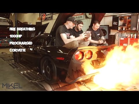 Mikel Visual -Jason White's Fire Breathing 1000hp Chevy Corvette