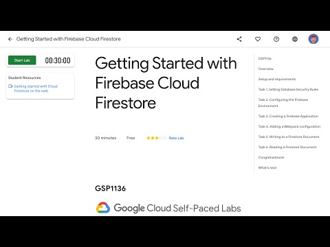 Getting Started with Firebase Cloud Firestore GSP1136