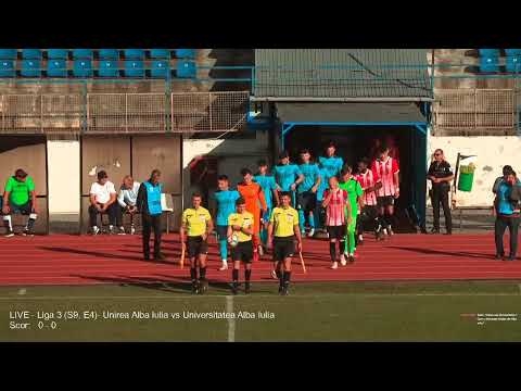 LIVE - Liga 3 (S9, E4)- Unirea Alba Iulia vs Universitatea Alba Iulia - Repriza 1