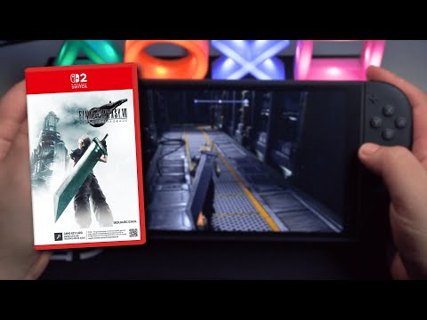 Final Fantasy VII Remake Intergrade Nintendo Switch 2 Gameplay - Handheld Mode