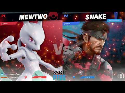 Trent Warfare #8 - Luggy (Dark Pit, Ice Climbers, Mewtwo, Mario) vs Quack (Snake) - Winners Finals