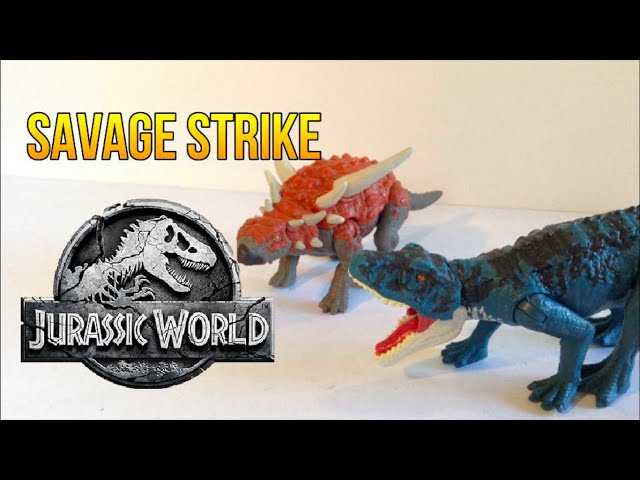 Vídeo relacionado con Jurassic World Dinosaurio Ataque Salvaje Velociraptor con garras, figura de juguete con movimientos para niños +4 años (Mattel HBX32)