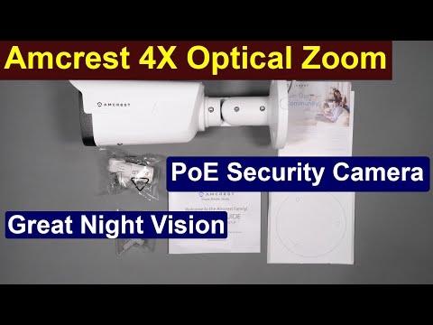 Amcrest 4X Optical Zoom 4K PoE Camera