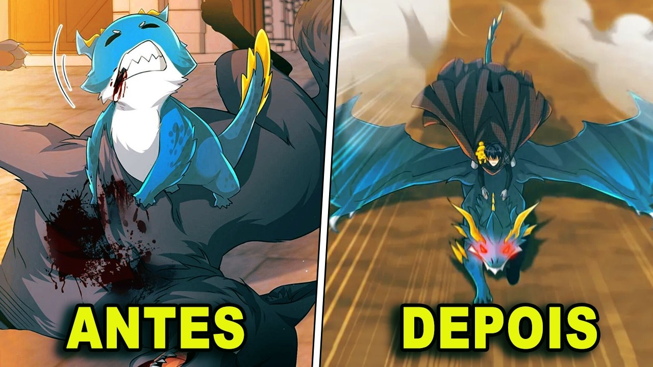 🐲ELE FOI HUMILHADO, MAS NÃO DESISTIU E SE TORNOU O MAIS FORTE SENHOR DOS DRAGÕES! - RESUMO DE MANHWA