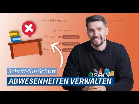 Krankmeldungen und Abwesenheiten im Sekretariat zentral verwalten (auch für das IServ-Klassenbuch)