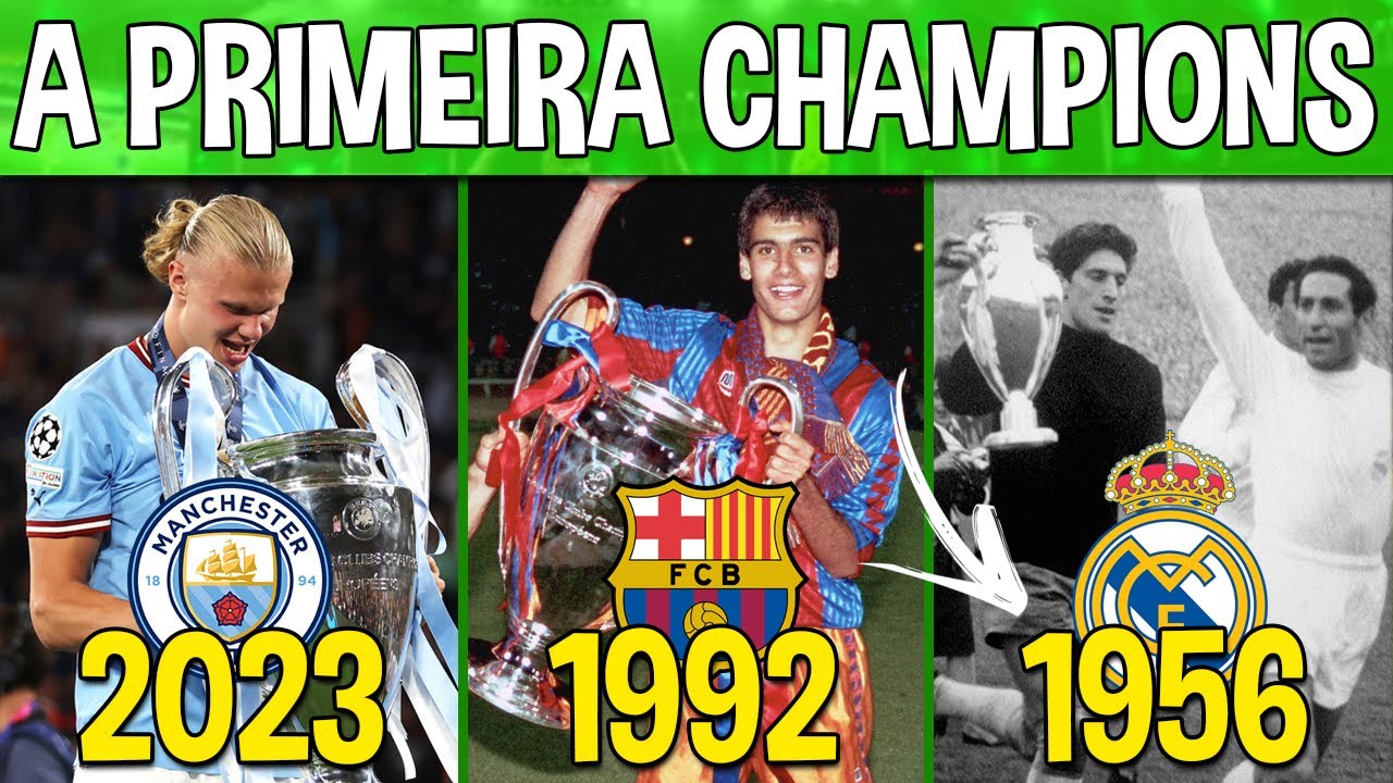 A PRIMEIRA CHAMPIONS dos MAIORES CAMPEÕES EUROPEUS