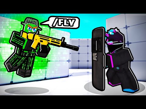 I 1v1ed a TOXIC HACKER in Roblox Rivals...