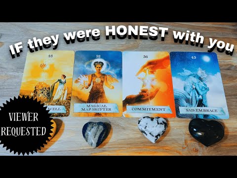 🤍🖤 What Would they Say IF they were 100% Honest with you! Pick A Card Love Tarot Reading * Detailed