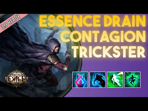 [3.9] Low Life Essence Drain/Contagion Build - Trickster Shadow - Metamorph - Path of Exile 3.9