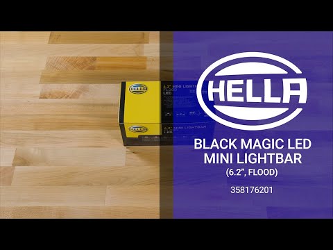 Unboxing: Hella Black Magic 6.2" Mini Lightbar - Flood (358176201)