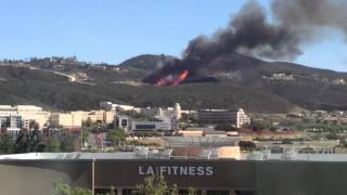 preview picture of video 'Cocos Fire San Marcos, CA Beginning'