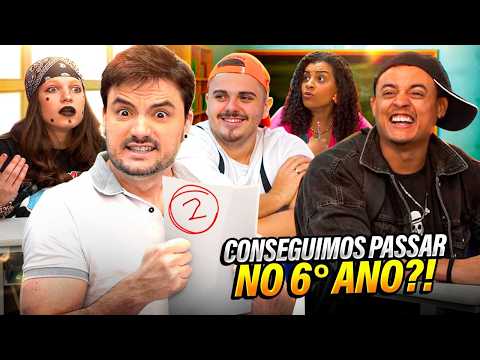 FIZEMOS A PROVA DO 6° ANO DA ESCOLA! ALGUÉM ZEROU?