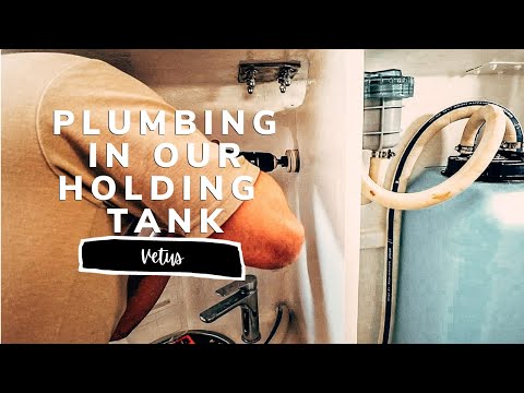 PLUMBING for a HOLDING TANK! | A S**T SHOW**