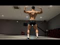 INTENSE BACK WORKOUT WITH MY COACH | POSING PRACTICE