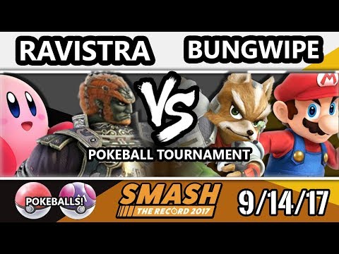 STR 2017 Smash 4 Pokeball Tournament - Ravistra (Kirby, Ganon) Vs. Bungwipe (Mario, Fox)