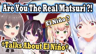 Pekora & Nene Refuse to Believe that Matsuri Is Actually Smart !