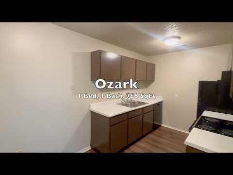 The Ozark 1 Bed, 1 Bath, 765  SqFt