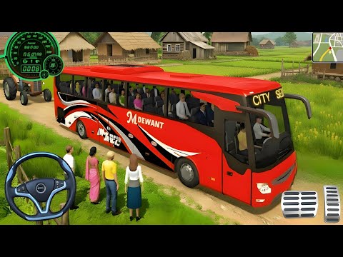 Extreme Indian Off Road Volvo Coach Bus | Simulator Gameplay
