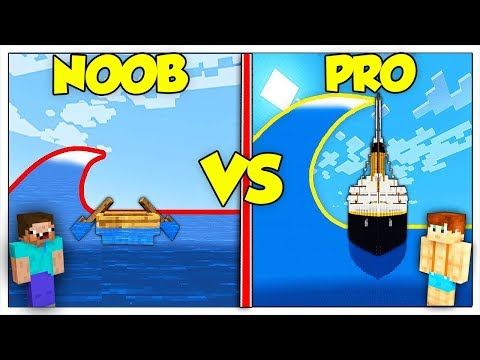 ONDA GIGANTE NOOB CONTRO ONDA GIGANTE PRO! - Minecraft ITA