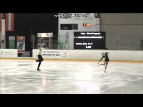 2014WARSAW CUP-PAIRS SP-Lina FEDOROVA / Maxim MIROSHKIN