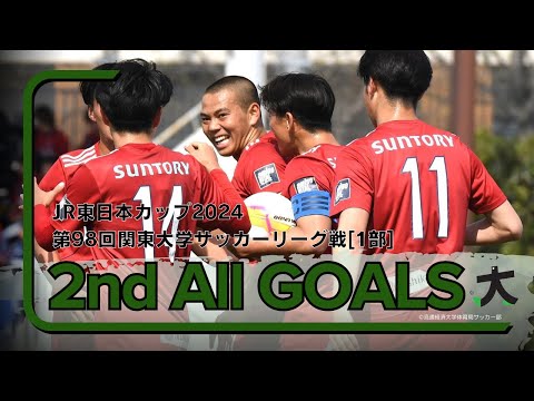 経済学科 『JR東日本カップ2024 第98回 関東大学サッカーリーグ戦』1部リーグ第2節ゴール集