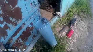 самодельный глушитель резонатор на газель.