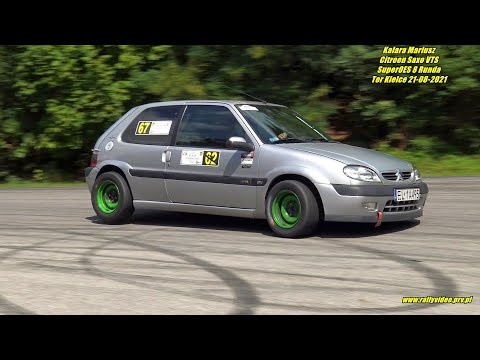 Kalara Mariusz - Citroen Saxo VTS - SuperOES 8 Runda Tor Kielce 21-08-2021
