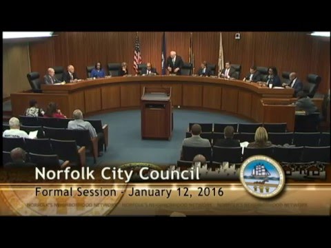 Formal 01/12/16 Session - Norfolk City Council