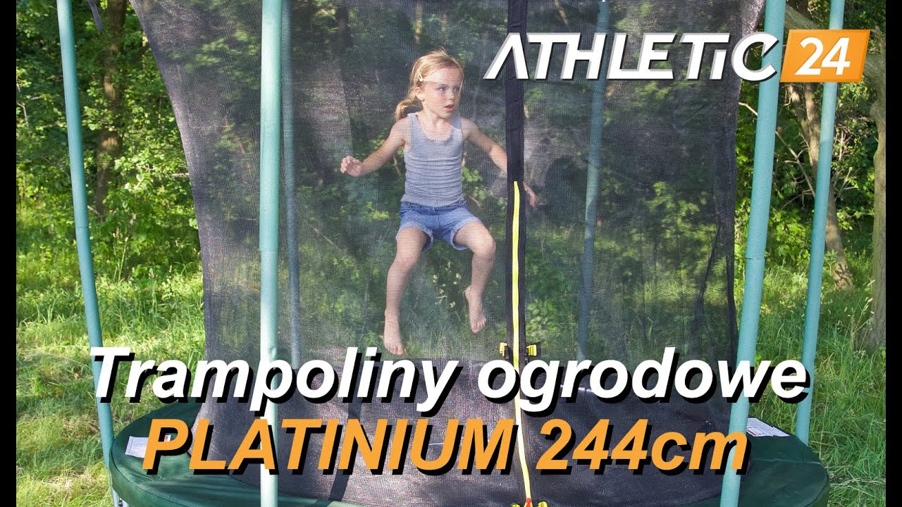 Platinium 244 cm | Trampolina ogrodowa dla dzieci o optymalnym rozmiarze