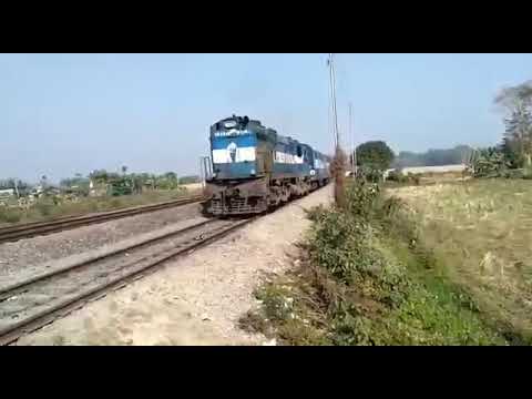 Train taking U turn full speed