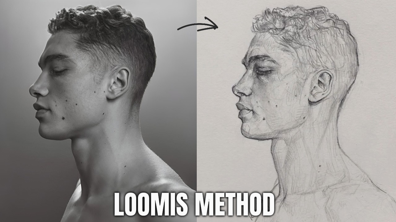 Learn FACE Drawing with the Loomis Method (Voice-Over Tutorial!)