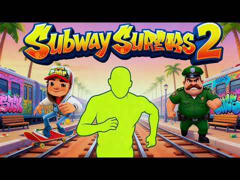SUBWAY SURFERS RUN 2 🛹 4K HIGH QUALITY Immersive Interactive Warm Up | Viral Game Workout