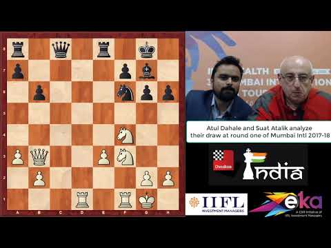 "I should have done something like Inarkiev!"  - GM Suat Atalik analyzes with Atul Dahale
