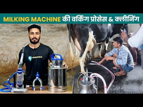 Single Bucket Milking Machine | मिल्किंग मशीन | Hand Operated Milking Machine | Toolsvilla