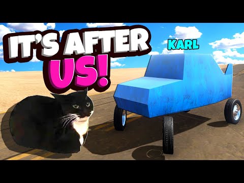 Haunted Karl is After My DINGUS CAT in The Long Drive Mods!