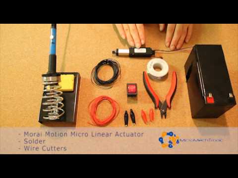 How to Power a Micro Linear Actuator with a Rocker Switch