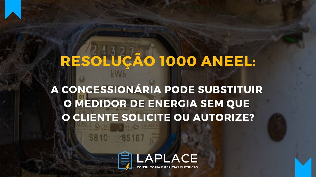 A concessionária pode substituir o medidor de energia sem que o cliente solicite ou autorize?