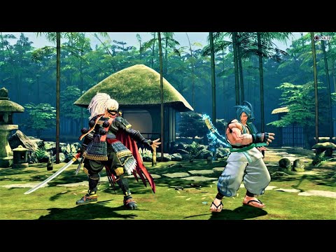 Yashamaru Kurama vs Sogetsu Kazama (Hardest AI) - SAMURAI SHODOWN Katana Duel